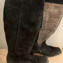 Сапоги 37р замша с нат махом, в Москве