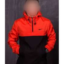 Анорак Nike оранжево-черный, в Москве