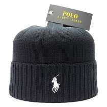 Шапка мужская Polo Ralph Lauren pony logo черный, в Москве