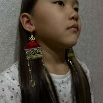 Калмыцкие серьги &laquo;Махла&raquo; в национальном стиле ??, в Элисте