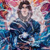 Картина &laquo;Victor (Arcane)&raquo; акрил, холст 40&times;50 см, ручная рабо, в Нахабино
