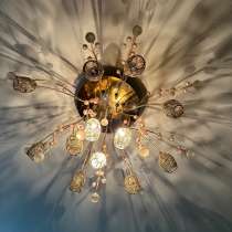 Люстра потолочная подвесная, лампочки галогенные, в Твери