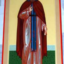Рукописная икона св. князя Даниила, в Москве