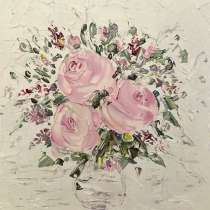 Картина маслом Цветы мастихинлм, в Москве