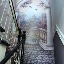 Роспись стен барельеф, в Брянске