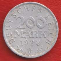 Германия 200 марок 1923 г. G Карлсруэ, в Орле