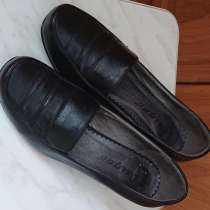 Туфли женские черные кожаные, в Самаре