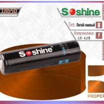 Soshine Аккумулятор Soshine 18650 3600 mAh, PCB, 3.7 В., в Москве