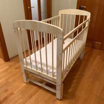Детская кроватка с матрасом, в Сертолово