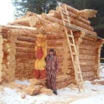 Срубы домов, в Чебоксарах