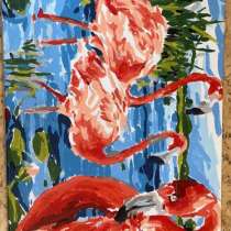 Картина три фламинго, в Балашихе