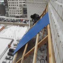 Козырек на балкон последнего этажа (установка/ремонт), в Новосибирске