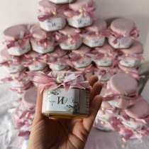 Подарки гостям на свадьбу - баночки с медом, в Ростове-на-Дону