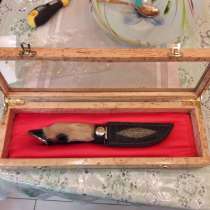 Нож охотничий, сувенирный (берёза карельская), в Уфе