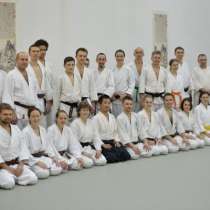 Открытый урок айкидо в школе Дасэйкан, в Москве