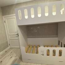 Двухъярусная кровать cо сплошным бортом ДС-260 80x160, в Красногорске