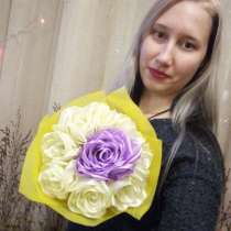 Розы из атласных лент, в Красноярске
