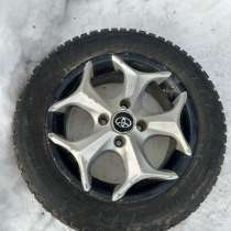 Продам комплект зимний резины на летье, сверловка 4х100, в Томске