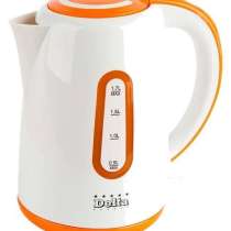 Чайник электрический Delta DL-1080 бело-абрикосовый 1.7л, в г.Тирасполь