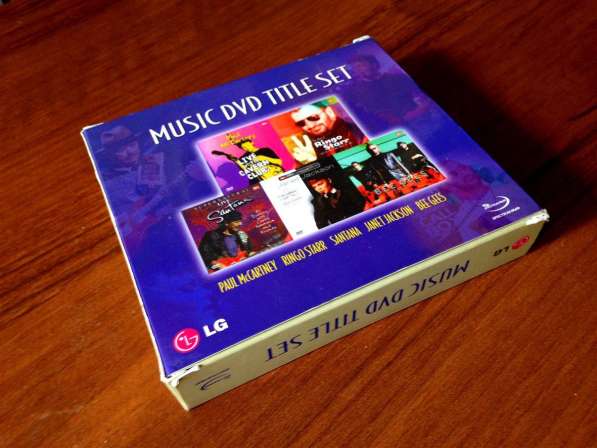 Music DVD Title Set (LG) DTS