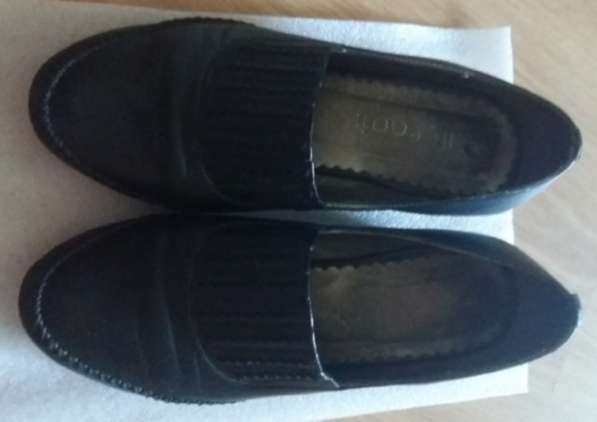 Туфли женские черные кожаные 36 размер, б. у. 2 раза в Сыктывкаре