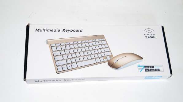 Беспроводная клавиатура и мышь 902 (под Apple) в фото 7