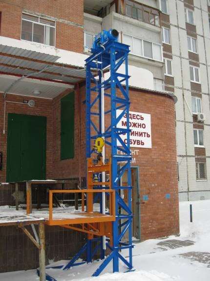 Грузовой лифт подъемник для магазина консольного типа в Каменске-Уральском фото 4