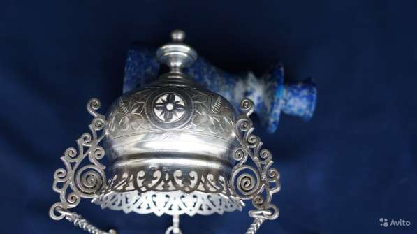 Лампада серебряная подвесная. Москва, 1880-е гг