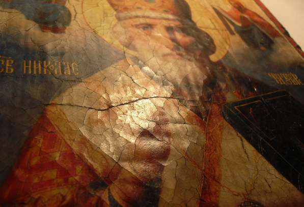 Икона под старину Святой Николай в фото 8