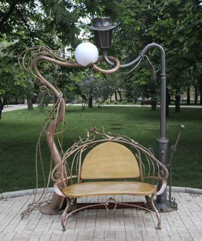 креативные скамейки и лавочки в Краснодаре фото 4