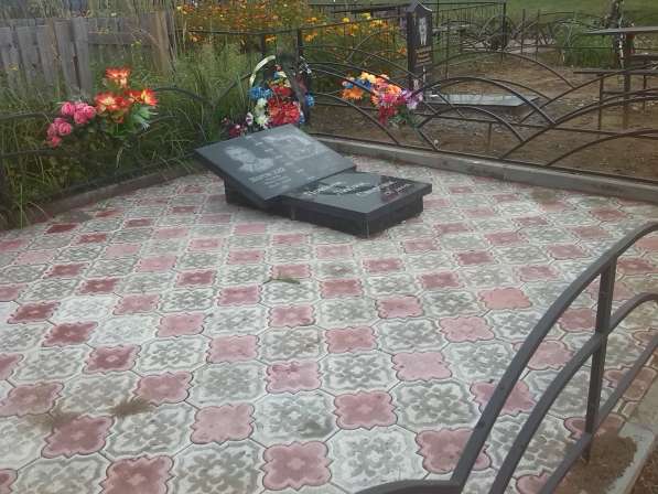 Благоустройство мест захоронений в фото 9
