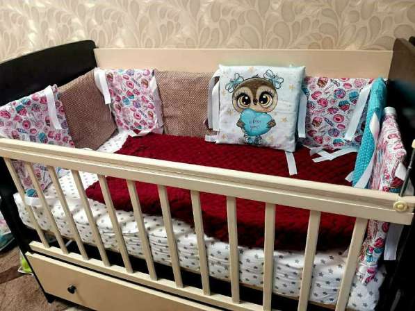 Бортики новые в детскую кроватку в Павловском Посаде фото 5