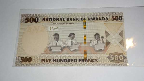 Руанда, 500 франков, 2019 г., Unc в Благовещенске
