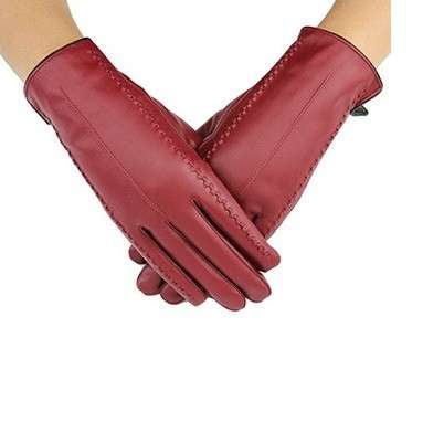 Женские кожаные сенсорные перчатки в Новосибирске фото 4