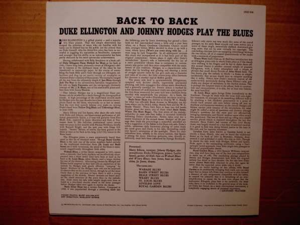 Duke Ellington And Johnny Hodges – Back To Back в Санкт-Петербурге фото 8