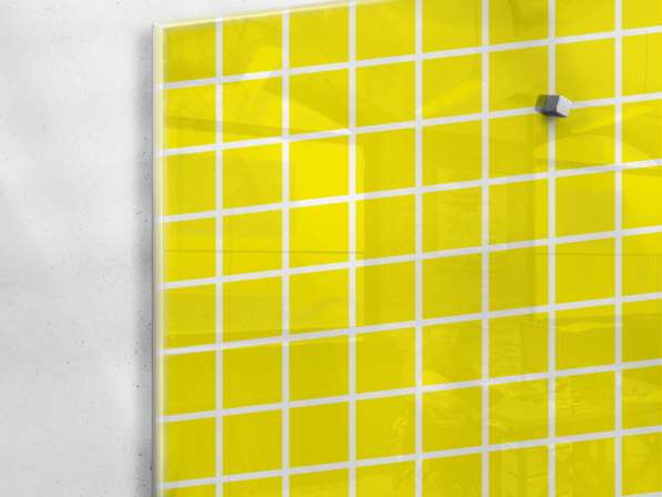 Магнитная доска Planerka Yellow Grid 480х480 в Москве
