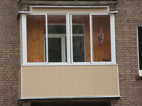 Окна из алюминия для балкона в хрущёвке