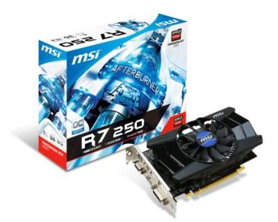 Видеокарту MSI Radeon R7 250 2Gb