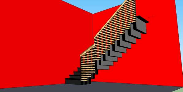 Лестницы в современном стиле в Уфе фото 6