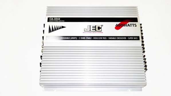 Автомобильный усилитель звука JEC CA-3244 400Вт 4х канальный