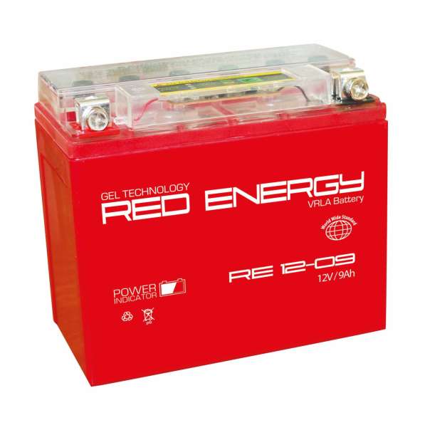 Red Enеrgy 1209 аккумулятор для мототехники 12В 9Ач