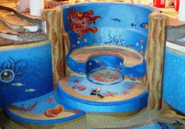 Мозаика для облицовки бассейнов, художественные и матричные мозаичные панно. в Москве фото 29