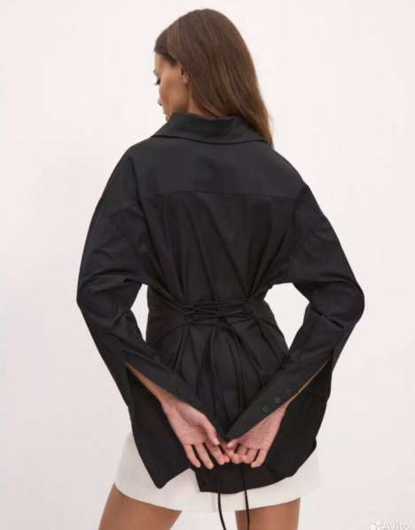 Рубашка женская на завязках в Москве фото 4