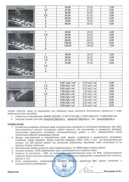 Услуги лазерной резки и гравировка в Ульяновске фото 4