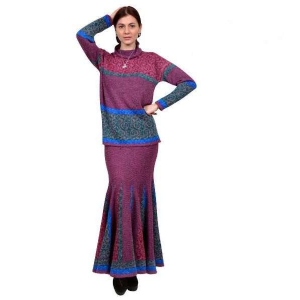 Вязаный комплект в фото 7