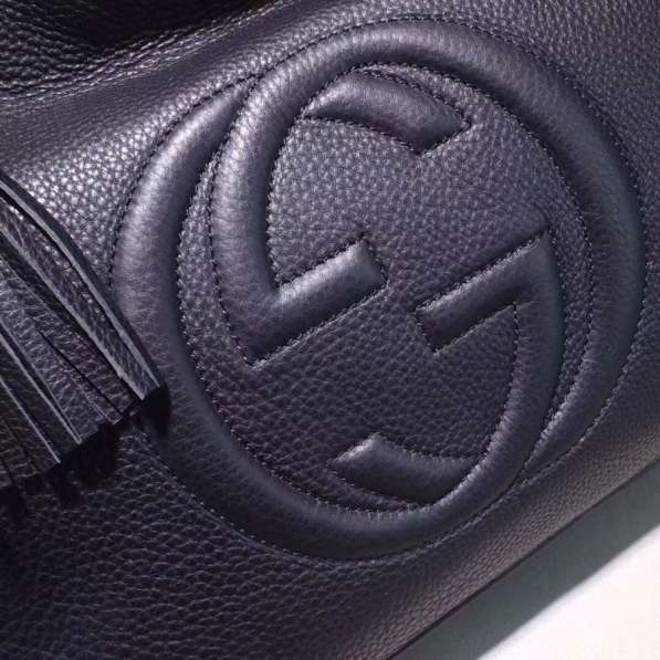Gucci сумка на молнии чёрного цвета в Москве фото 7