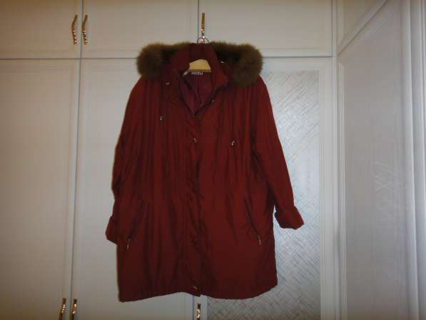 Куртка красно-коричневая, Финляндия, 60 размер в Санкт-Петербурге фото 5