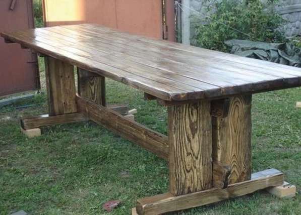 Стол под старение из сосны в Кемерове фото 4