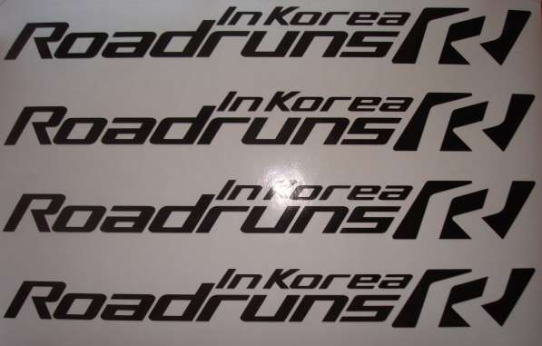 Наклейка на Корейца ROADRUNS IN KOREA в Омске