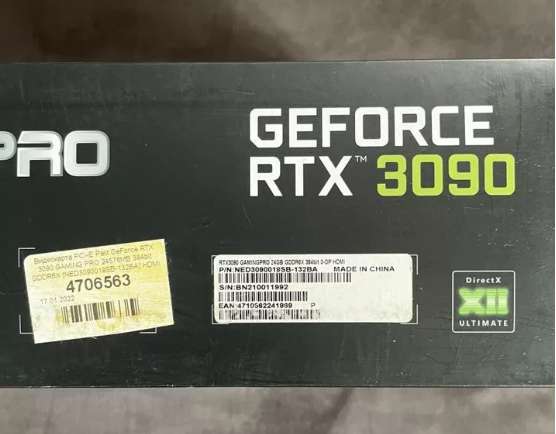 Видеокарта GeForce RTX 3090 24gb Palit GamingPro в Челябинске фото 6